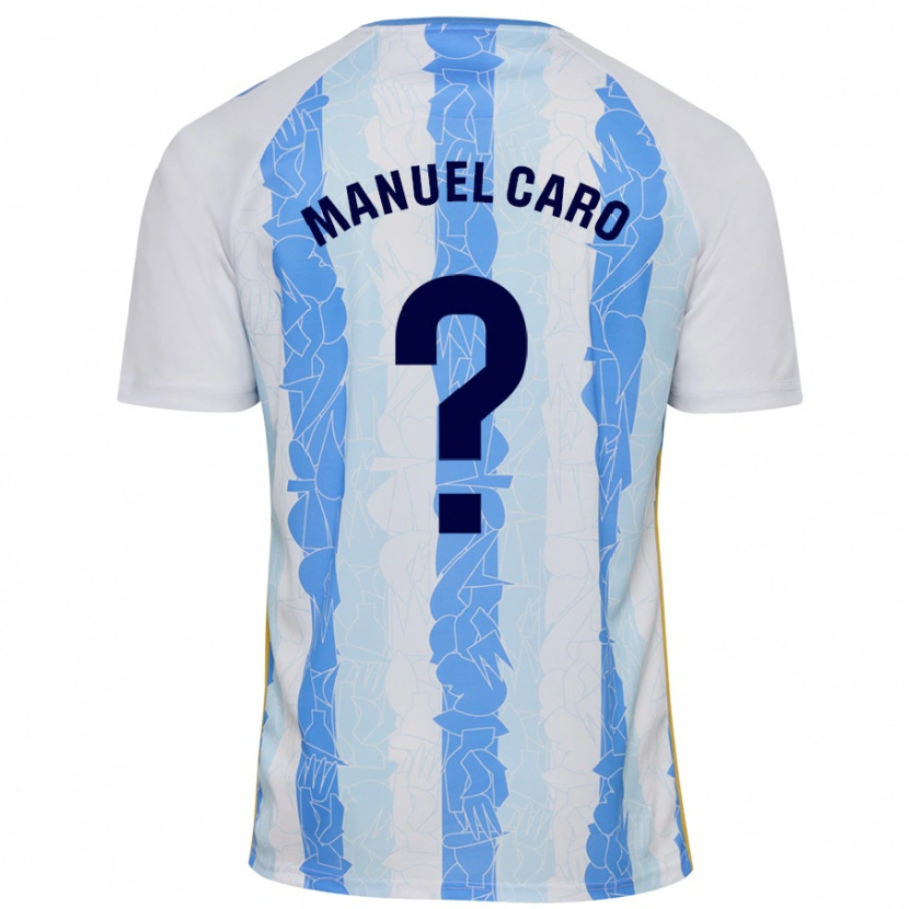 Danxen Kinder José Manuel Caro #0 Weiß Blau Heimtrikot Trikot 2024/25 T-Shirt Schweiz