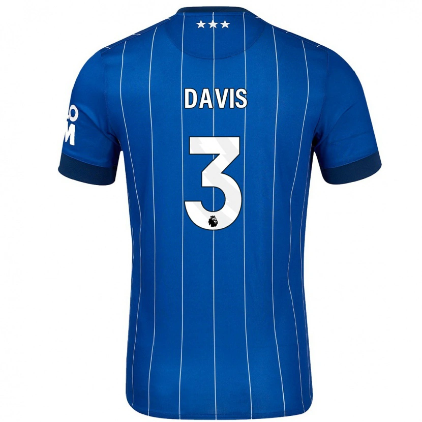 Danxen Kinder Leif Davis #3 Marineblau Heimtrikot Trikot 2024/25 T-Shirt Schweiz