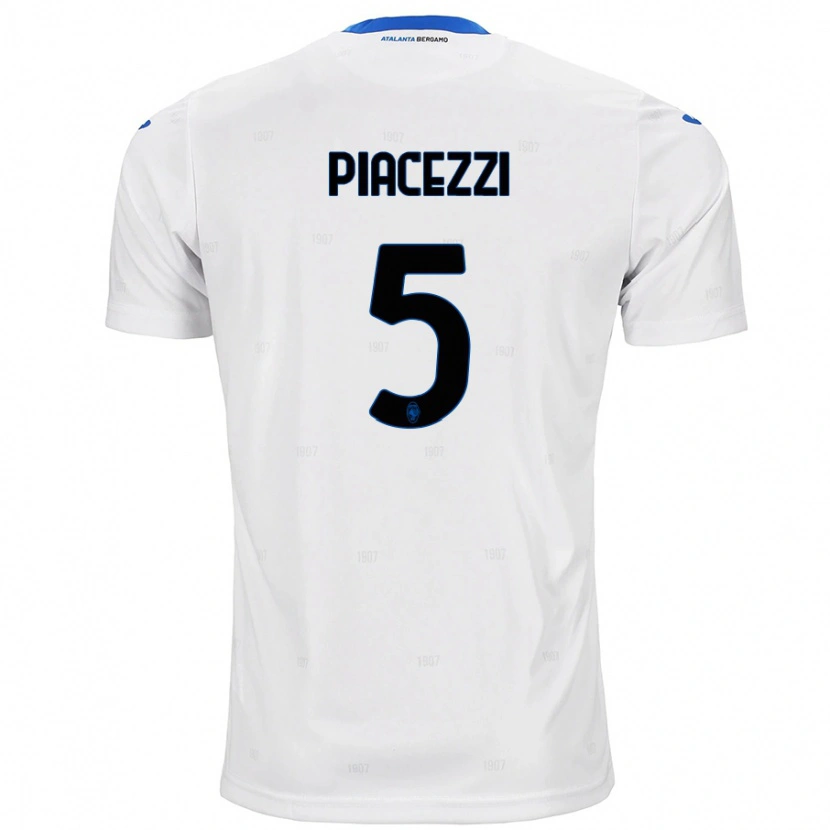 Danxen Kinder Eleonora Piacezzi #5 Weiß Auswärtstrikot Trikot 2024/25 T-Shirt Schweiz