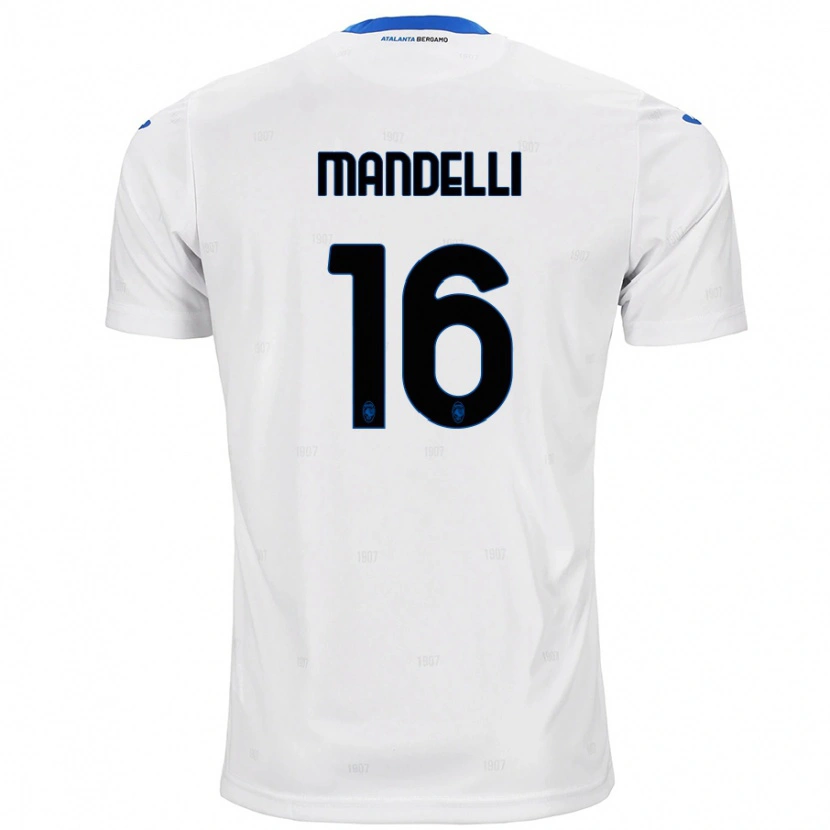 Danxen Kinder Giulia Mandelli #16 Weiß Auswärtstrikot Trikot 2024/25 T-Shirt Schweiz