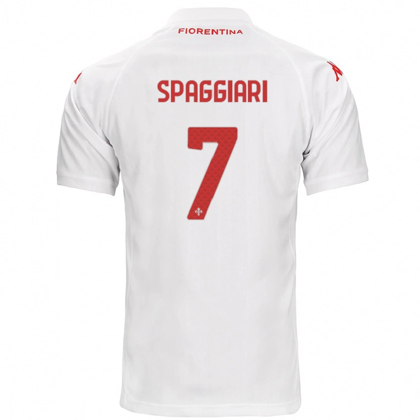 Danxen Kinder Riccardo Spaggiari #7 Weiß Auswärtstrikot Trikot 2024/25 T-Shirt Schweiz