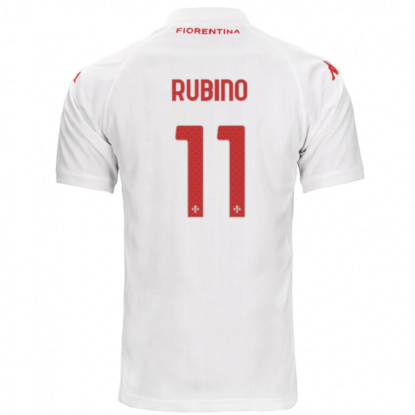 Danxen Kinder Tommaso Rubino #11 Weiß Auswärtstrikot Trikot 2024/25 T-Shirt Schweiz