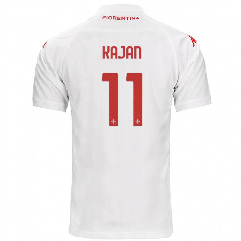 Danxen Kinder Zsanett Kaján #11 Weiß Auswärtstrikot Trikot 2024/25 T-Shirt Schweiz