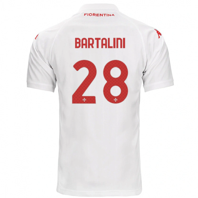 Danxen Kinder Viola Bartalini #28 Weiß Auswärtstrikot Trikot 2024/25 T-Shirt Schweiz