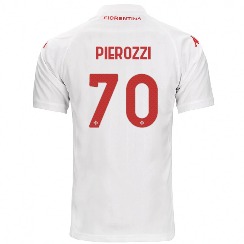 Danxen Kinder Niccolò Pierozzi #70 Weiß Auswärtstrikot Trikot 2024/25 T-Shirt Schweiz