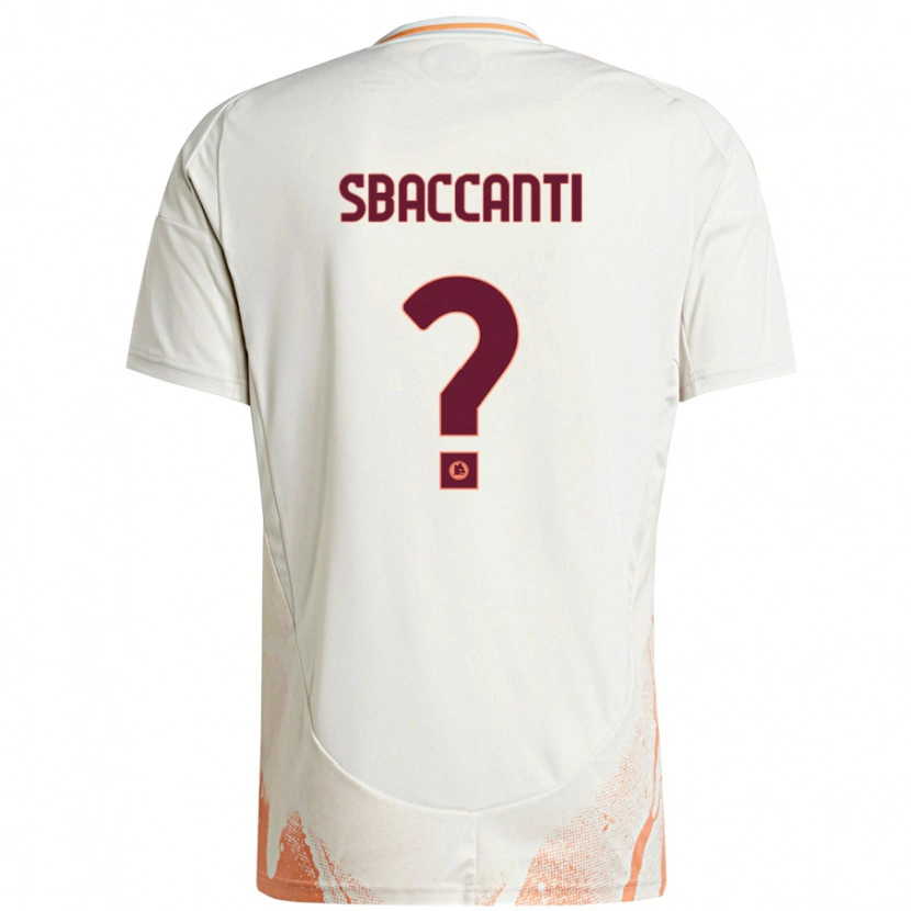 Danxen Kinder Christian Sbaccanti #0 Cremeweiß Orange Auswärtstrikot Trikot 2024/25 T-Shirt Schweiz