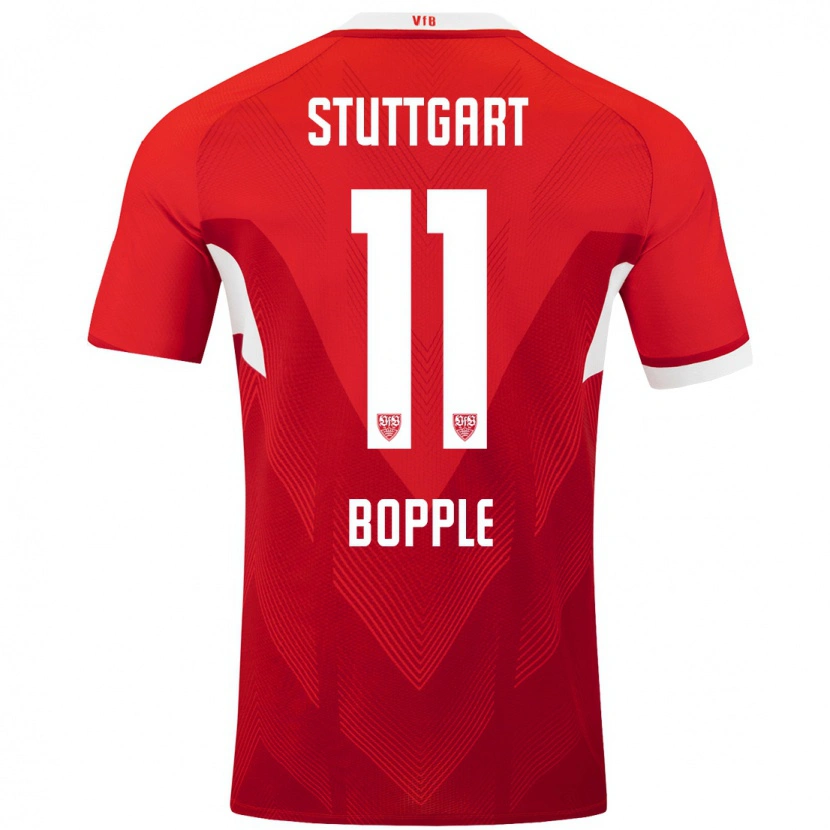 Danxen Kinder Teresa Böpple #11 Rot Weiß Auswärtstrikot Trikot 2024/25 T-Shirt Schweiz