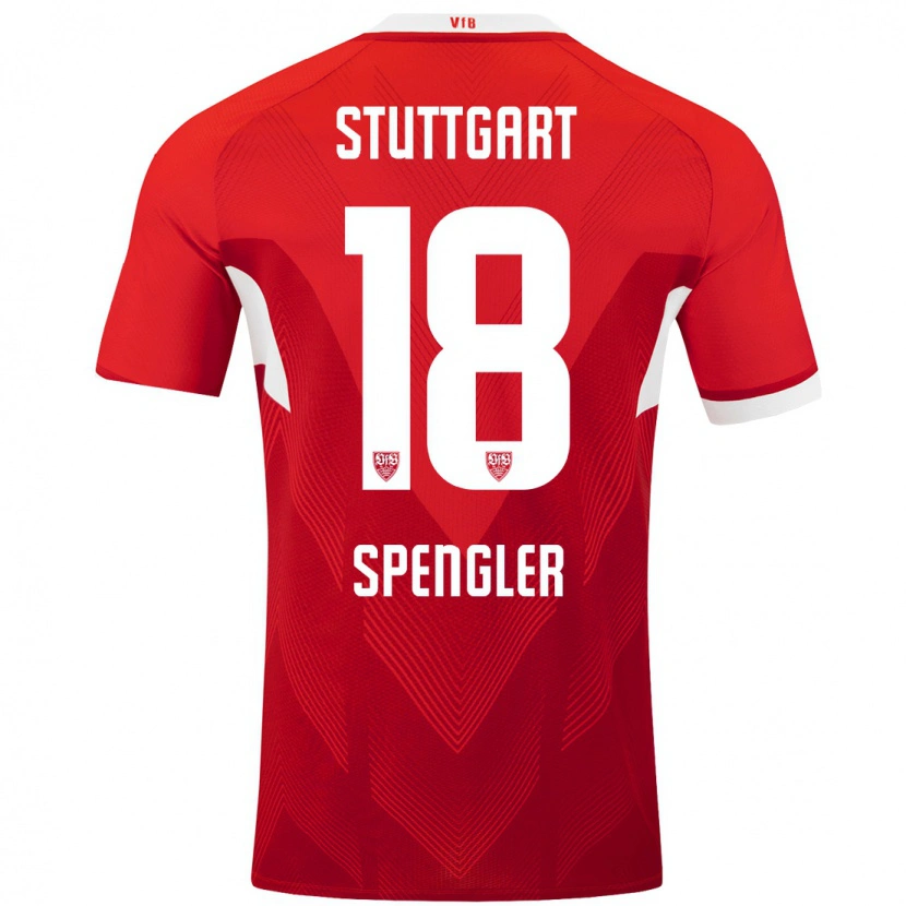 Danxen Kinder Jana Spengler #18 Rot Weiß Auswärtstrikot Trikot 2024/25 T-Shirt Schweiz