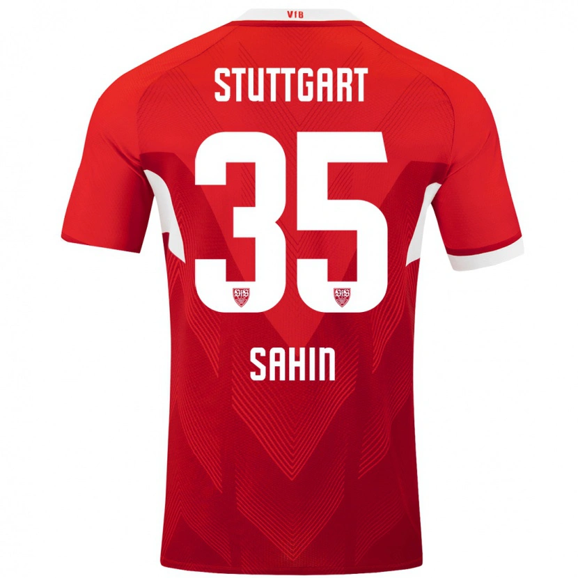 Danxen Kinder Mehmet Sahin #35 Rot Weiß Auswärtstrikot Trikot 2024/25 T-Shirt Schweiz