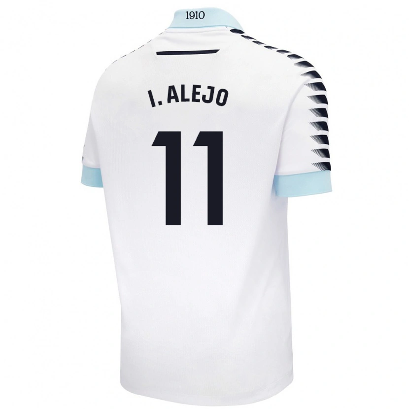 Danxen Kinder Iván Alejo #11 Weiß Blau Auswärtstrikot Trikot 2024/25 T-Shirt Schweiz