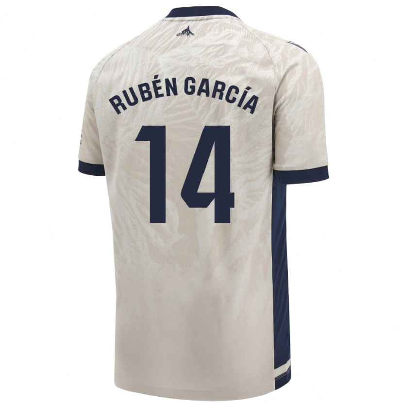 Danxen Kinder Rubén García #14 Hellgrau Auswärtstrikot Trikot 2024/25 T-Shirt Schweiz