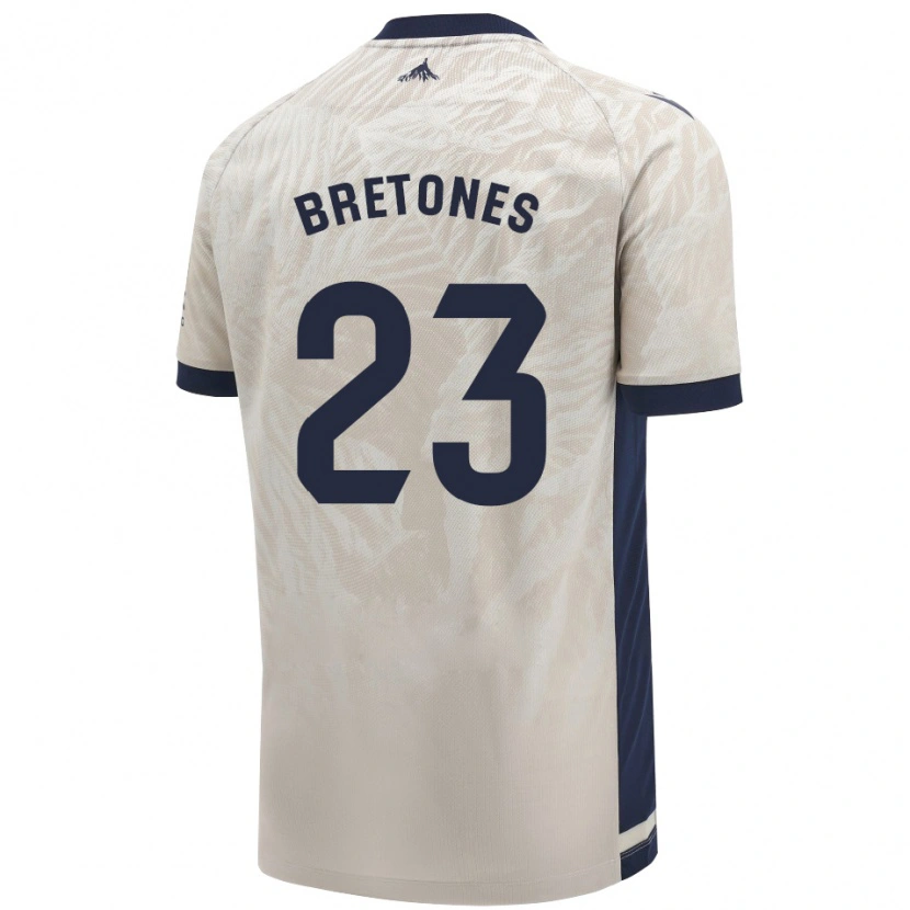 Danxen Kinder Abel Bretones #23 Hellgrau Auswärtstrikot Trikot 2024/25 T-Shirt Schweiz
