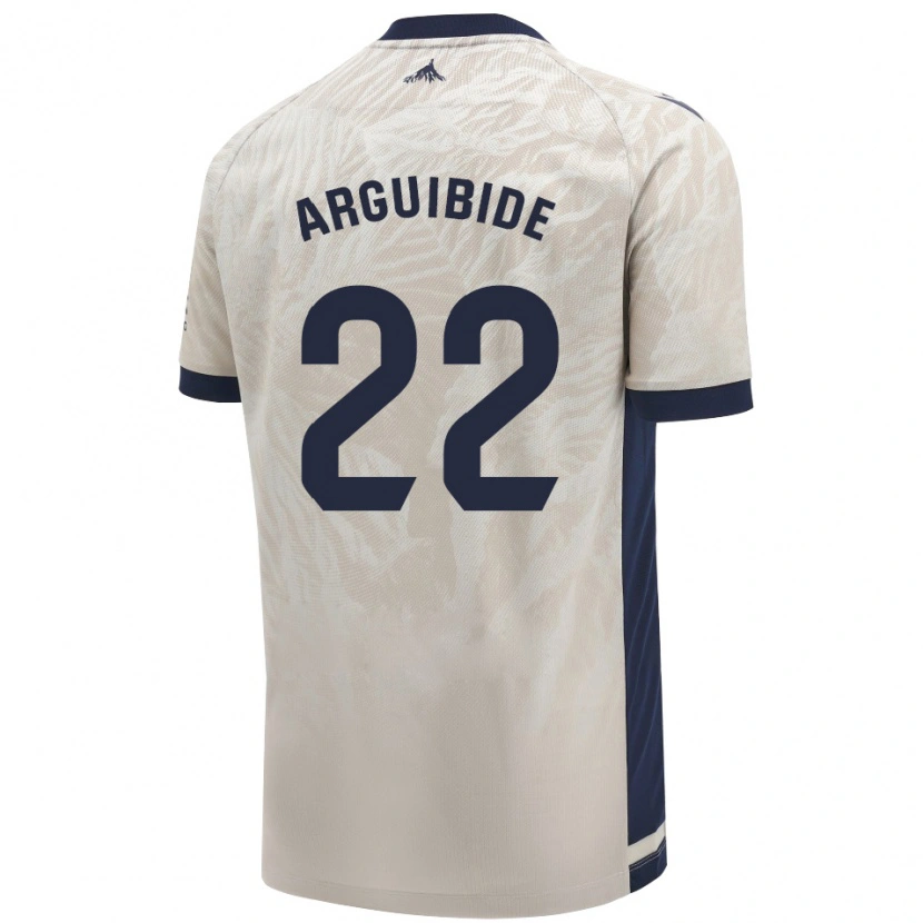 Danxen Kinder Iñigo Arguibide #22 Hellgrau Auswärtstrikot Trikot 2024/25 T-Shirt Schweiz