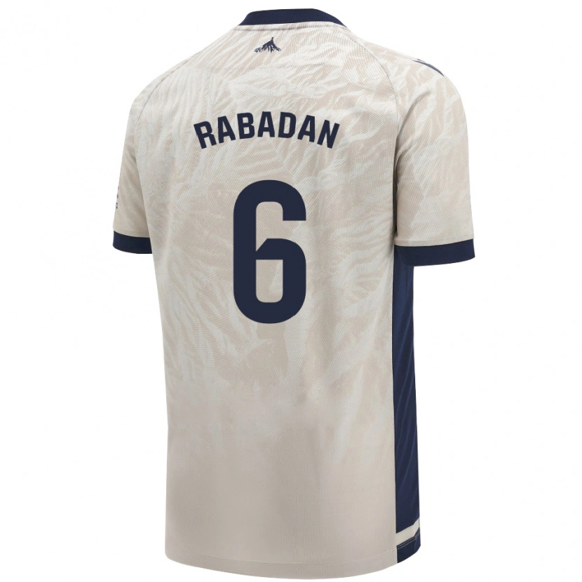 Danxen Kinder David Rabadán #6 Hellgrau Auswärtstrikot Trikot 2024/25 T-Shirt Schweiz