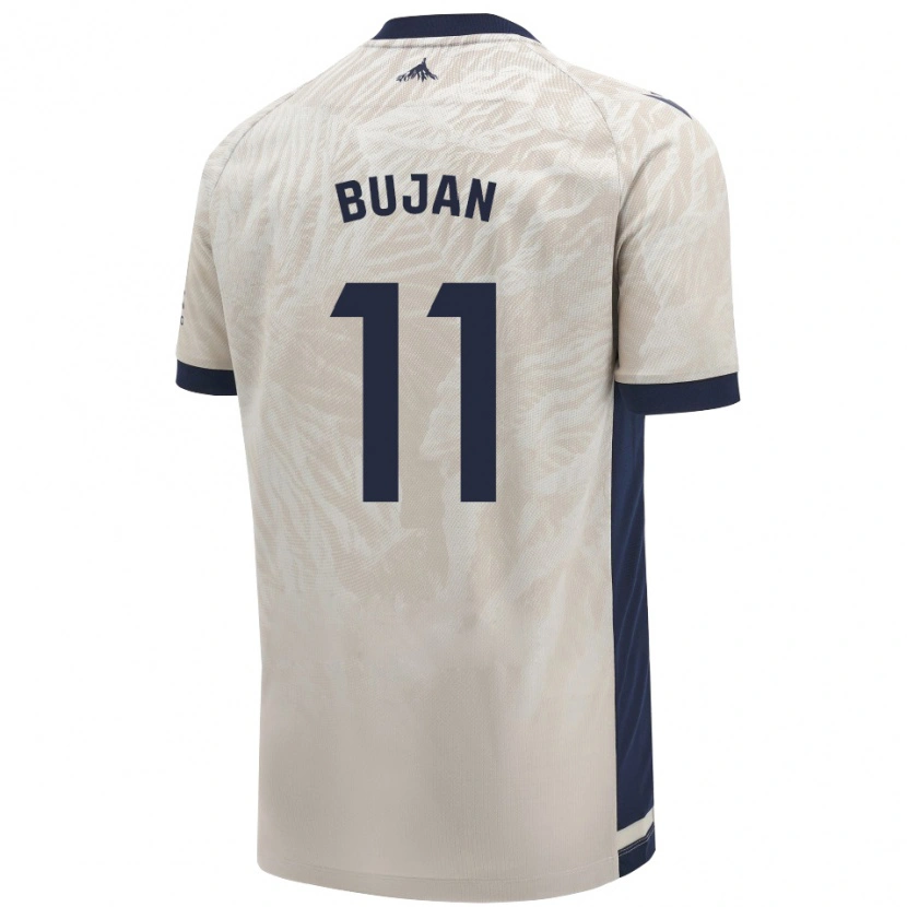 Danxen Kinder Unai Buján #11 Hellgrau Auswärtstrikot Trikot 2024/25 T-Shirt Schweiz