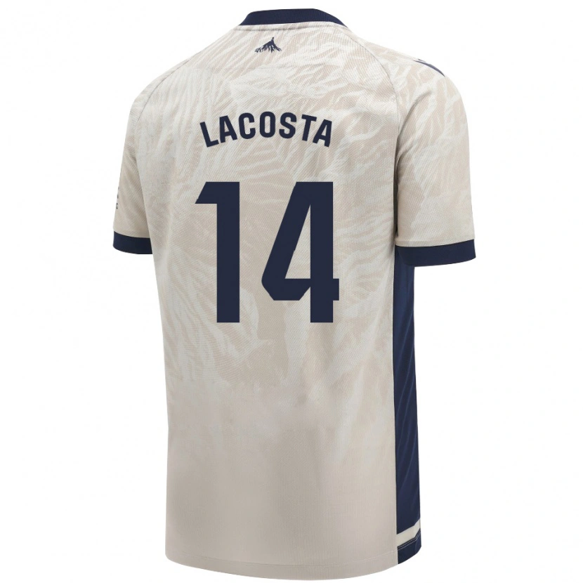 Danxen Kinder Iara Lacosta Sanchez #14 Hellgrau Auswärtstrikot Trikot 2024/25 T-Shirt Schweiz