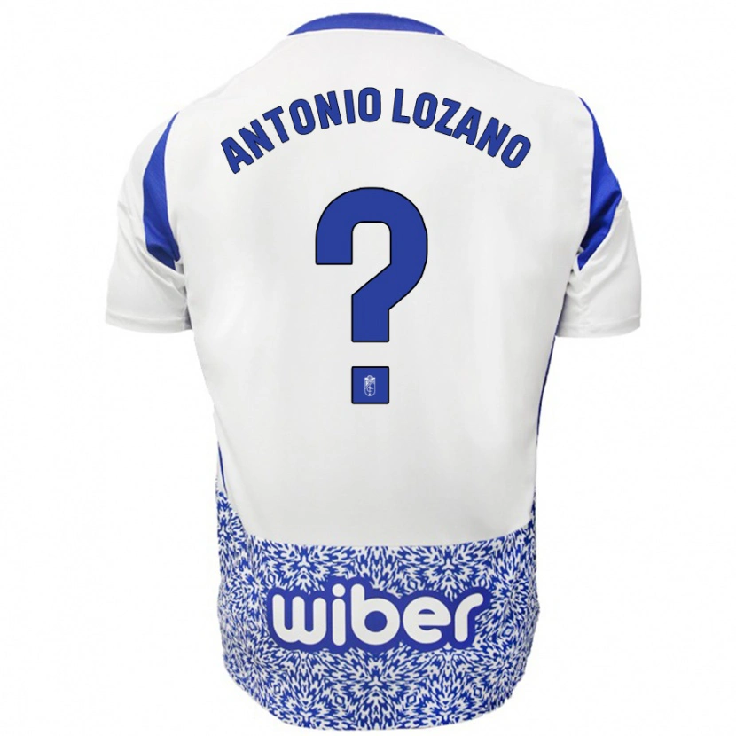 Danxen Kinder José Antonio Lozano #0 Weiß Blau Auswärtstrikot Trikot 2024/25 T-Shirt Schweiz