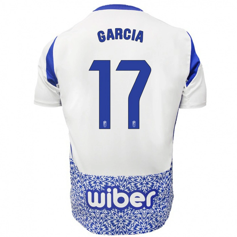 Danxen Kinder Naima García #17 Weiß Blau Auswärtstrikot Trikot 2024/25 T-Shirt Schweiz