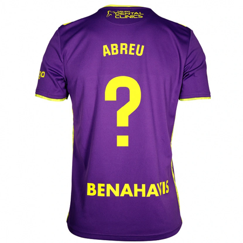 Danxen Kinder Marco Abreu #0 Lila Gelb Auswärtstrikot Trikot 2024/25 T-Shirt Schweiz
