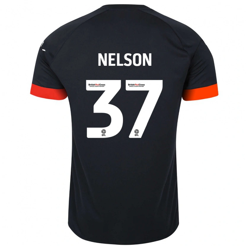 Danxen Kinder Zack Nelson #37 Schwarz Orange Auswärtstrikot Trikot 2024/25 T-Shirt Schweiz