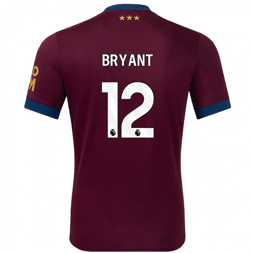 Danxen Kinder Issy Bryant #12 Braun Auswärtstrikot Trikot 2024/25 T-Shirt Schweiz