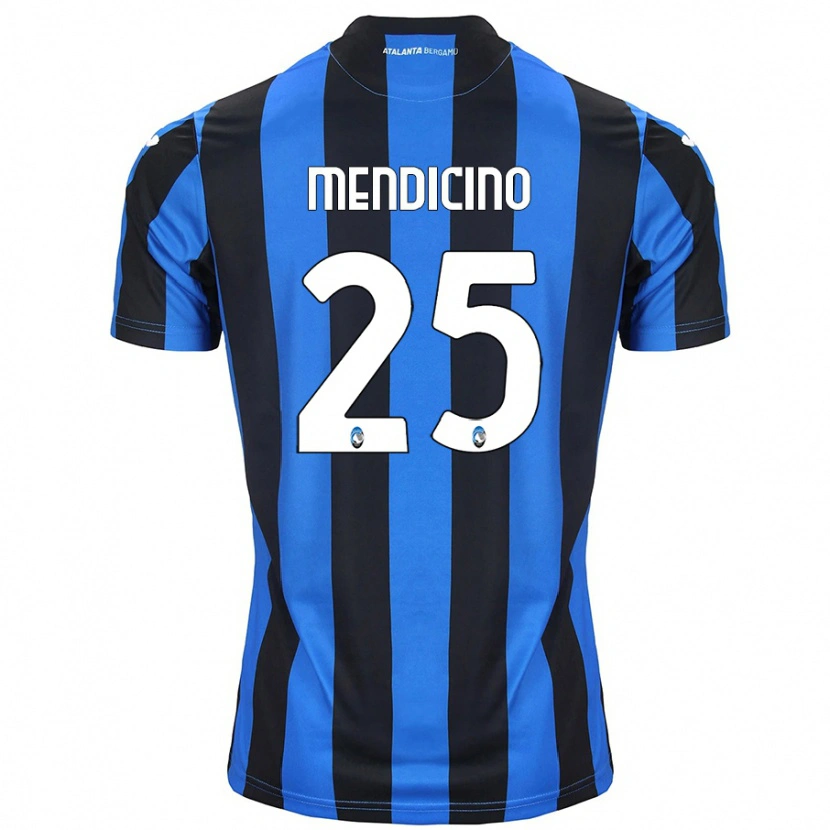 Danxen Herren Leonardo Mendicino #25 Blau Schwarz Heimtrikot Trikot 2024/25 T-Shirt Schweiz