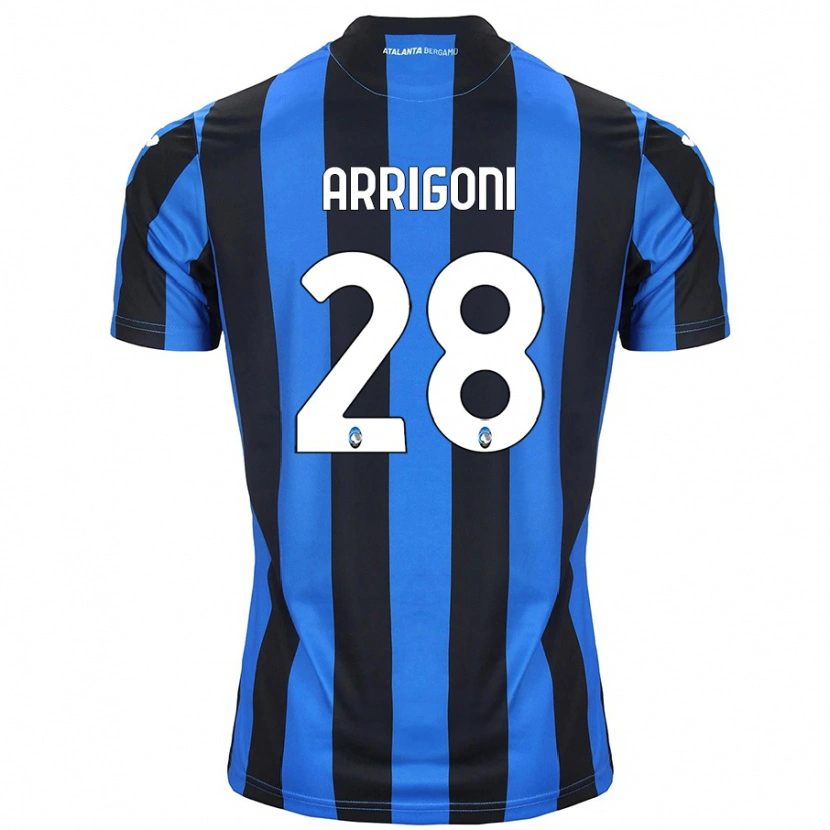 Danxen Herren Mattia Arrigoni #28 Blau Schwarz Heimtrikot Trikot 2024/25 T-Shirt Schweiz