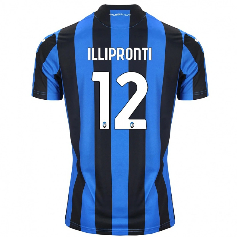 Danxen Herren Filippo Illipronti #12 Blau Schwarz Heimtrikot Trikot 2024/25 T-Shirt Schweiz