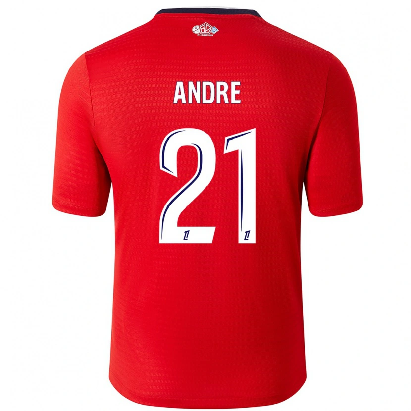 Danxen Herren Benjamin André #21 Rot Weiß Heimtrikot Trikot 2024/25 T-Shirt Schweiz