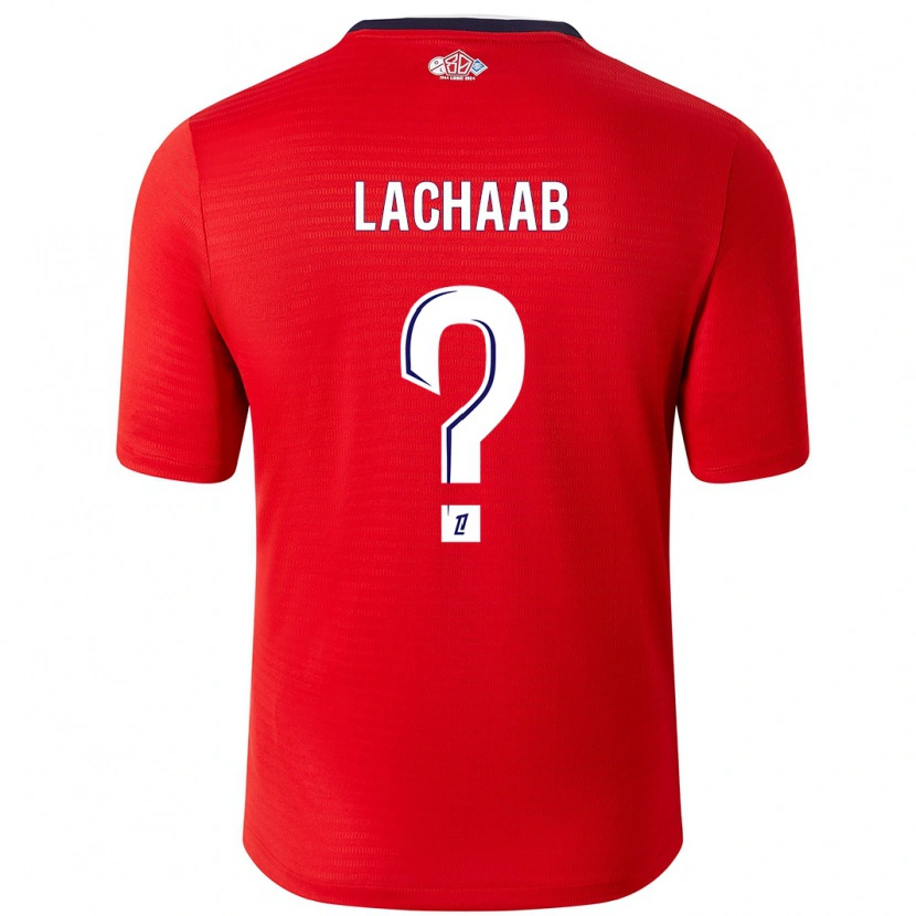 Danxen Herren Younes Lachaab #0 Rot Weiß Heimtrikot Trikot 2024/25 T-Shirt Schweiz