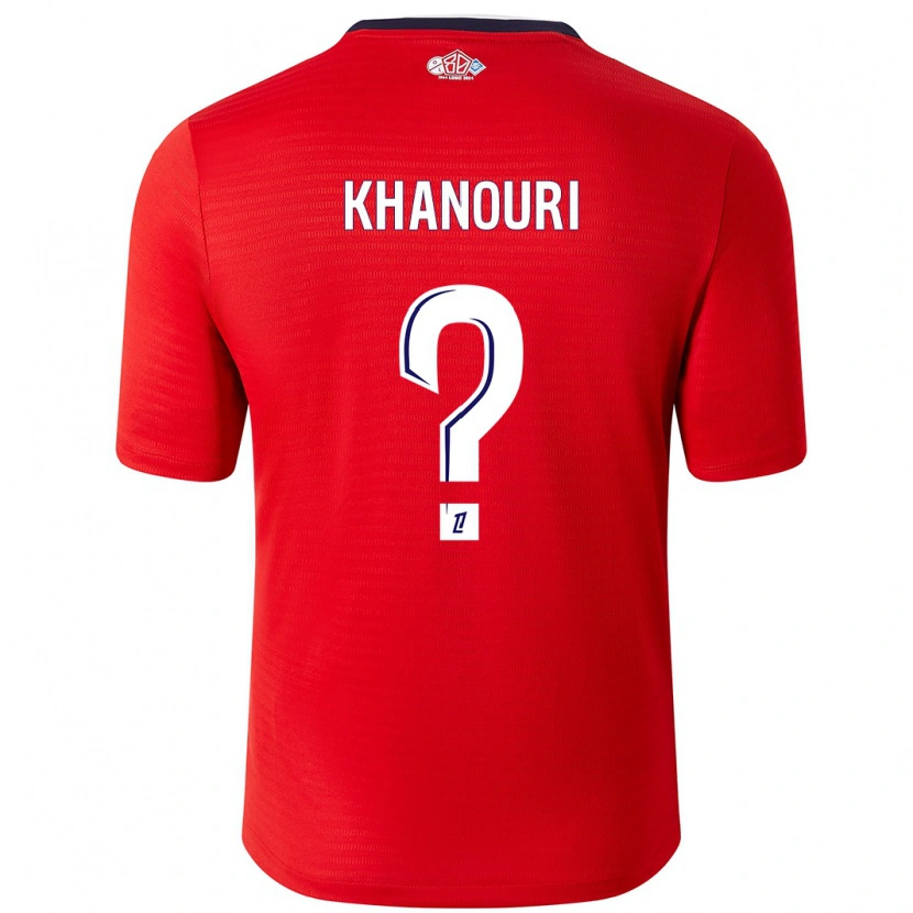 Danxen Herren Adam Khanouri #0 Rot Weiß Heimtrikot Trikot 2024/25 T-Shirt Schweiz