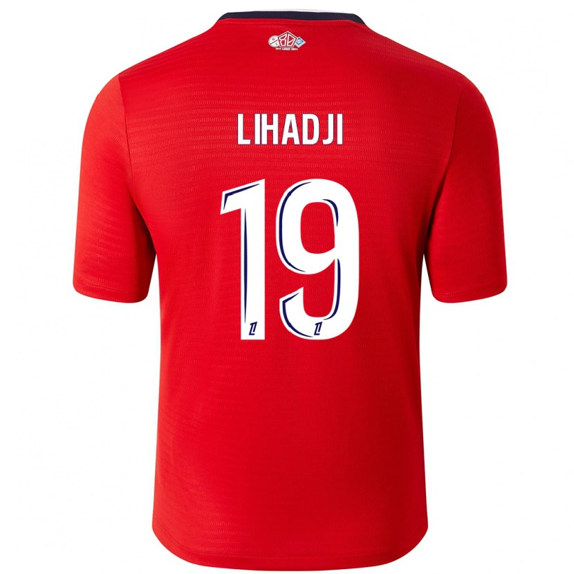 Danxen Herren Isaac Lihadji #19 Rot Weiß Heimtrikot Trikot 2024/25 T-Shirt Schweiz