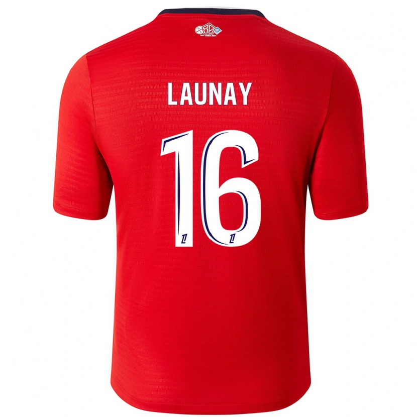 Danxen Herren Elisa Launay #16 Rot Weiß Heimtrikot Trikot 2024/25 T-Shirt Schweiz