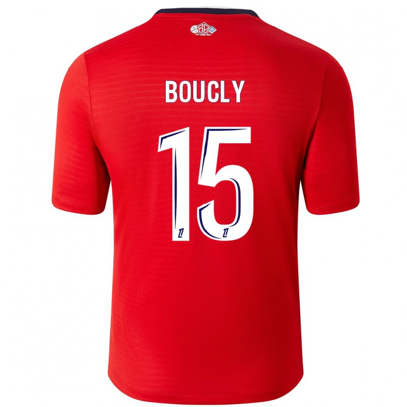 Danxen Herren Maite Boucly #15 Rot Weiß Heimtrikot Trikot 2024/25 T-Shirt Schweiz