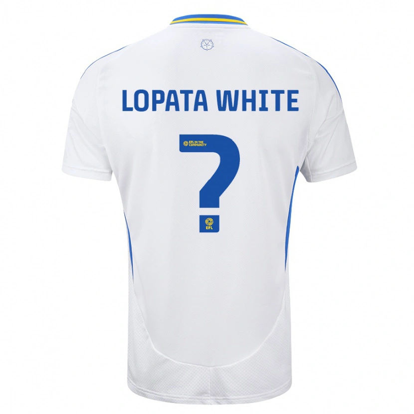 Danxen Herren Reuben Lopata-White #0 Weiß Blau Heimtrikot Trikot 2024/25 T-Shirt Schweiz
