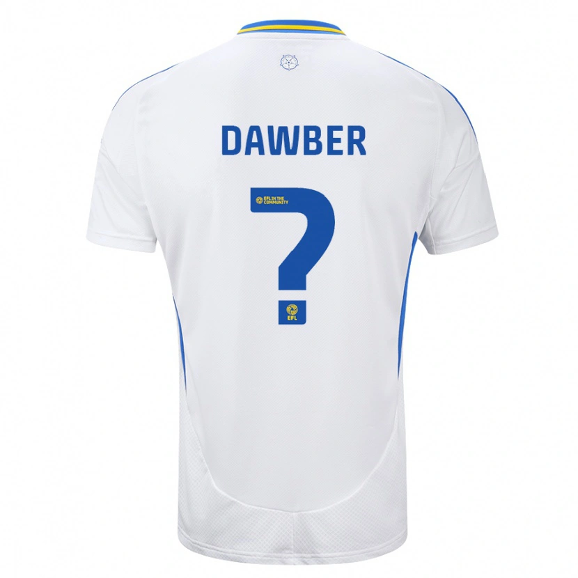 Danxen Herren Oscar Dawber #0 Weiß Blau Heimtrikot Trikot 2024/25 T-Shirt Schweiz