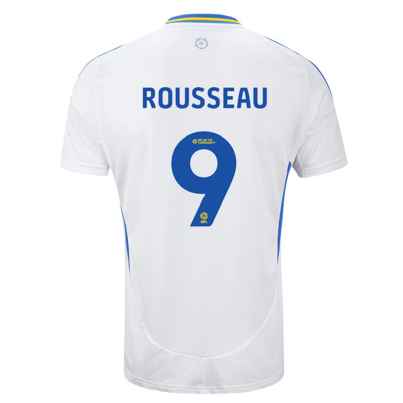 Danxen Herren Jess Rousseau #9 Weiß Blau Heimtrikot Trikot 2024/25 T-Shirt Schweiz