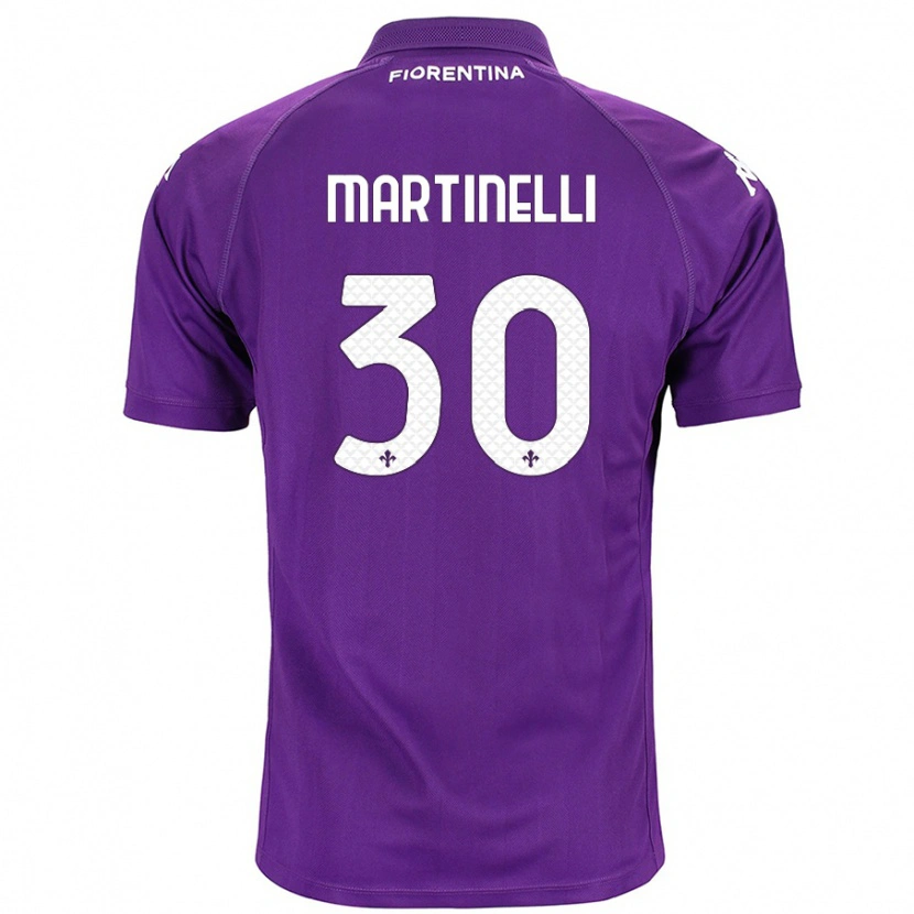 Danxen Herren Tommaso Martinelli #30 Violett Heimtrikot Trikot 2024/25 T-Shirt Schweiz