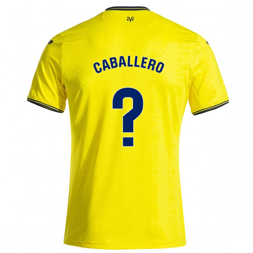 Danxen Herren Jesús Caballero #0 Gelb Schwarz Heimtrikot Trikot 2024/25 T-Shirt Schweiz