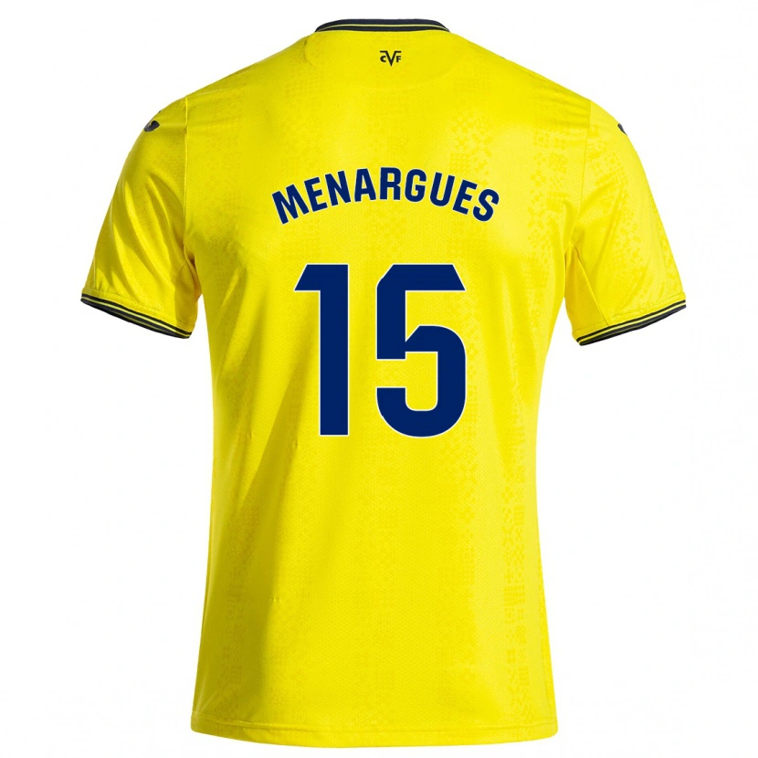 Danxen Herren Joseda Menargues #15 Gelb Schwarz Heimtrikot Trikot 2024/25 T-Shirt Schweiz