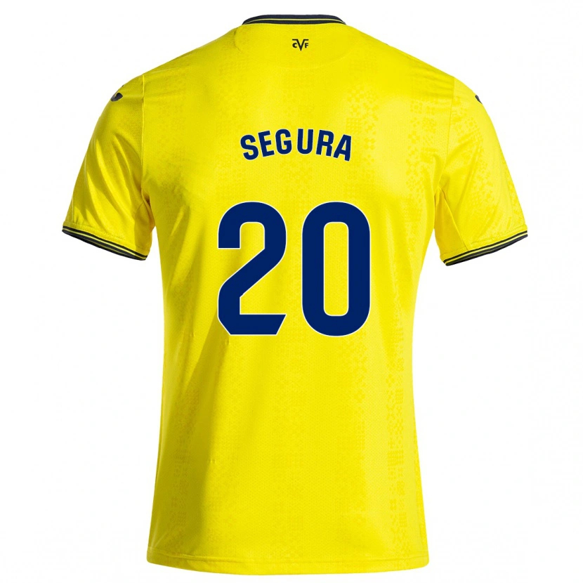 Danxen Herren Carlos Segura #20 Gelb Schwarz Heimtrikot Trikot 2024/25 T-Shirt Schweiz