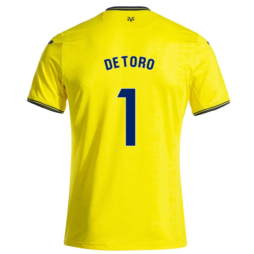 Danxen Herren Elena De Toro #1 Gelb Schwarz Heimtrikot Trikot 2024/25 T-Shirt Schweiz