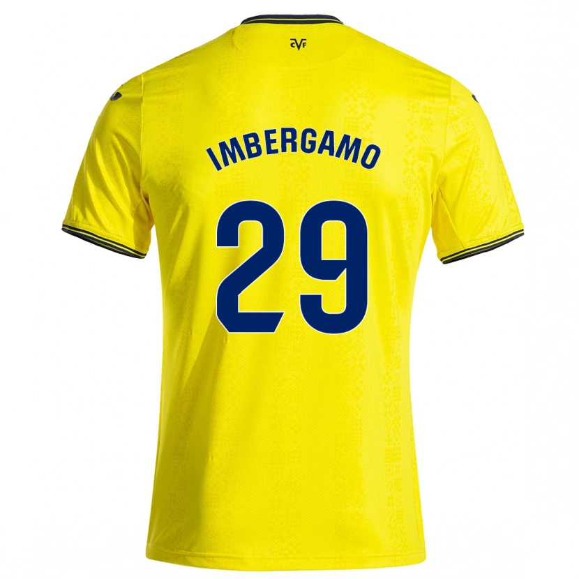 Danxen Herren Mar Imbergamo #29 Gelb Schwarz Heimtrikot Trikot 2024/25 T-Shirt Schweiz