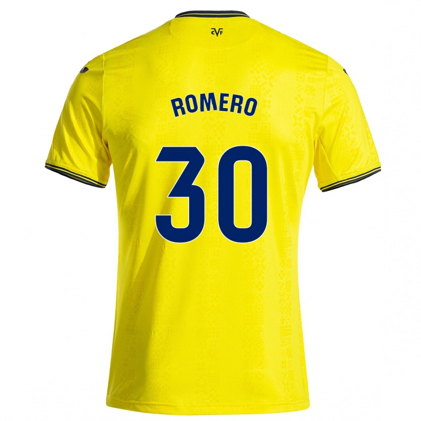 Danxen Herren Lucía Romero #30 Gelb Schwarz Heimtrikot Trikot 2024/25 T-Shirt Schweiz