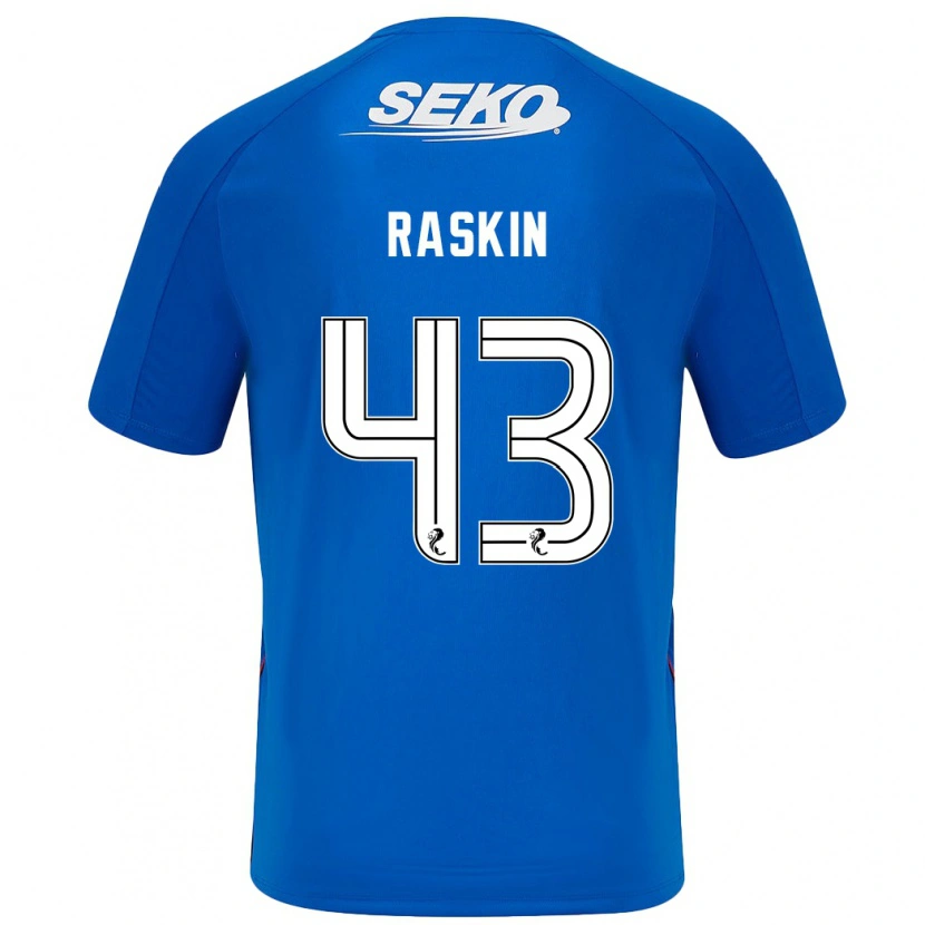 Danxen Herren Nicolas Raskin #43 Dunkelblau Heimtrikot Trikot 2024/25 T-Shirt Schweiz