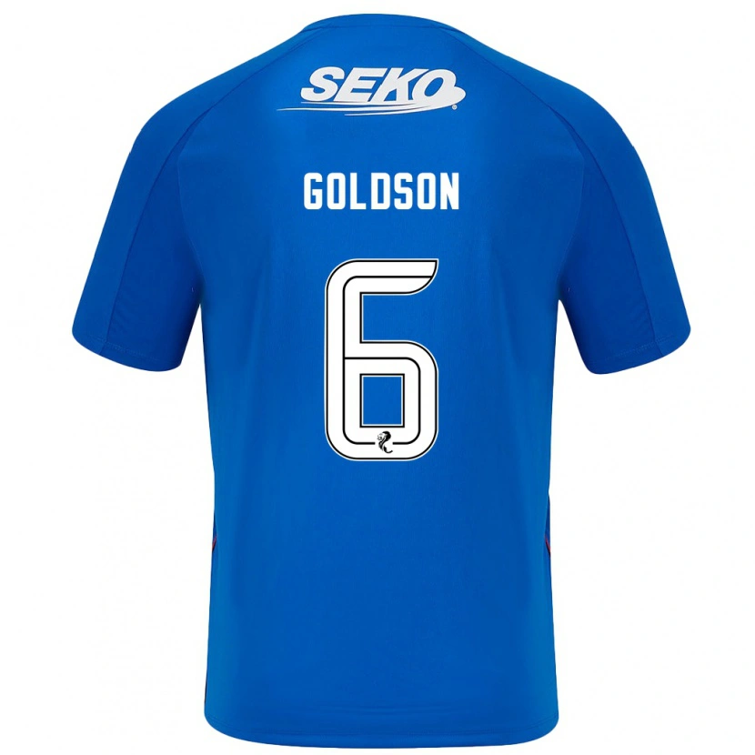 Danxen Herren Connor Goldson #6 Dunkelblau Heimtrikot Trikot 2024/25 T-Shirt Schweiz