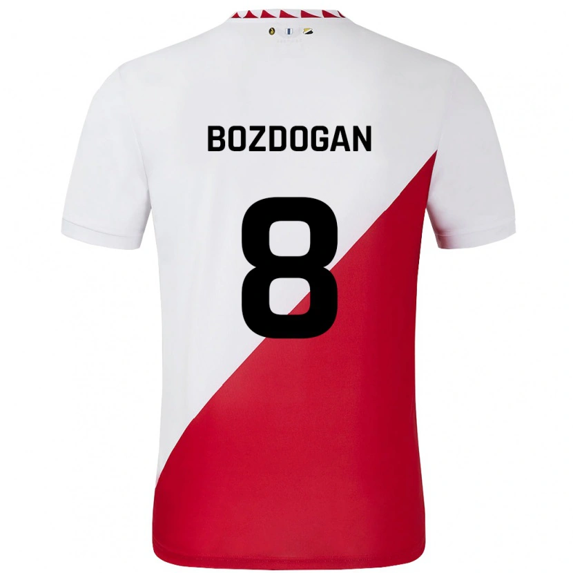 Danxen Herren Can Bozdogan #8 Weiß Rot Heimtrikot Trikot 2024/25 T-Shirt Schweiz