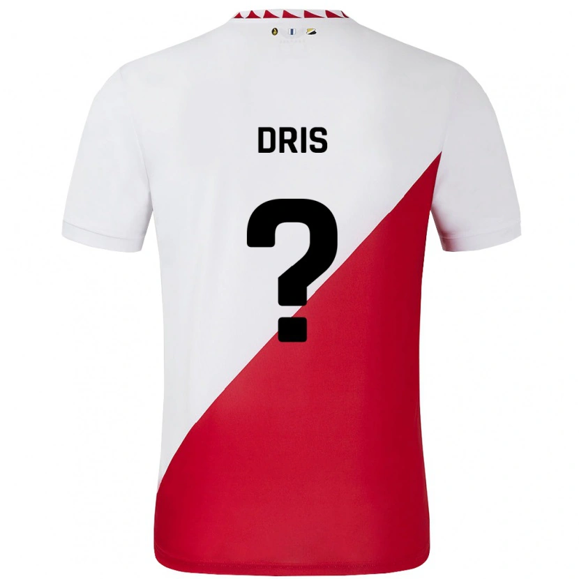 Danxen Herren Sofiane Dris #0 Weiß Rot Heimtrikot Trikot 2024/25 T-Shirt Schweiz