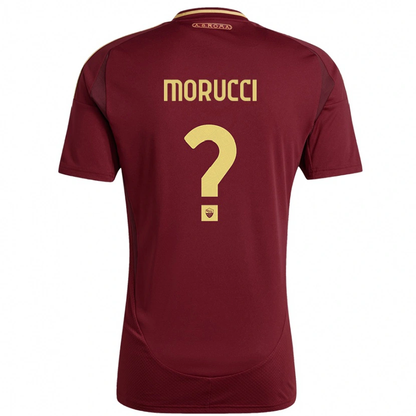 Danxen Herren Edoardo Morucci #0 Rot Braun Gold Heimtrikot Trikot 2024/25 T-Shirt Schweiz