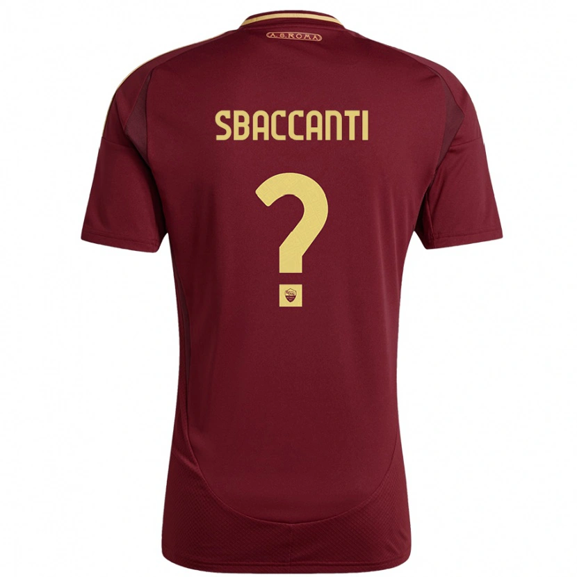 Danxen Herren Christian Sbaccanti #0 Rot Braun Gold Heimtrikot Trikot 2024/25 T-Shirt Schweiz